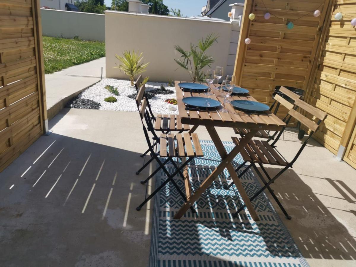 Les Pommiers Duplex Cosy Tout Confort Dans Maison Neuve Avec Terrasse Entree Independante 5 Mn De Bayeux Et 10 Mn Plage Du Debarquement Sommervieu 外观 照片
