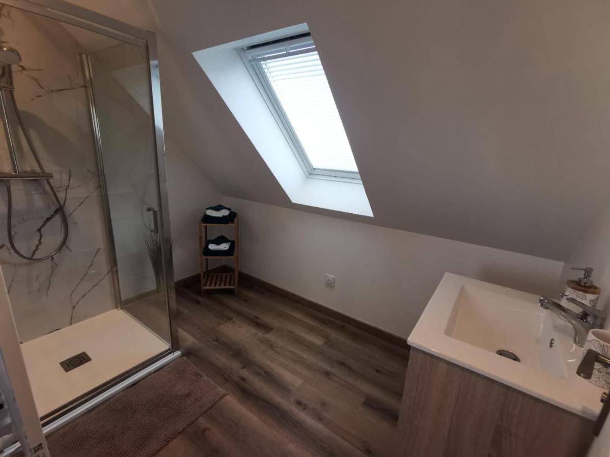 Les Pommiers Duplex Cosy Tout Confort Dans Maison Neuve Avec Terrasse Entree Independante 5 Mn De Bayeux Et 10 Mn Plage Du Debarquement Sommervieu 外观 照片